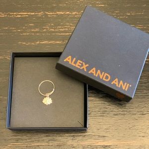 ⬇️ Alex & Ani Lotus Peace Adjustable Ring